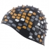 Orca Silicone Badekappe swim cap print violett 2015  DVA152